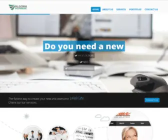 Algorasolutions.com(Algora Solutions) Screenshot