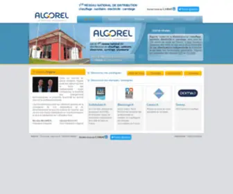 Algorel.fr(Algorel, 1ER RÉSEAU NATIONAL DE DISTRIBUTION) Screenshot