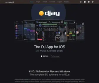 Algoriddim.com(DJ Software and DJ Apps) Screenshot