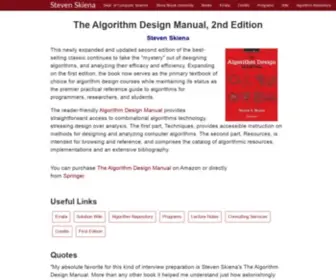 Algorist.com(The Algorithm Design Manual) Screenshot
