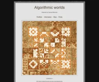 Algorithmic-Worlds.net(Algorithmic worlds) Screenshot