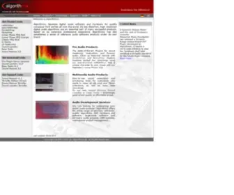 Algorithmix.com(Advanced DSP Technologies) Screenshot