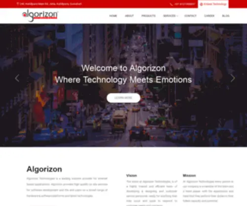 Algorizon.com(Algorizon Technologies) Screenshot