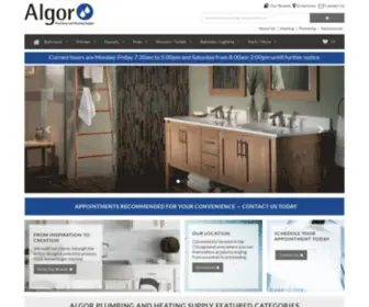 Algorphs.com(Algor Plumbing and Heating Supply Trained staff) Screenshot