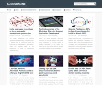 Algosonline.com(Algos Online) Screenshot