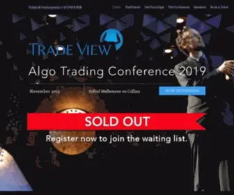 Algotradingconference.com(Algoconference) Screenshot