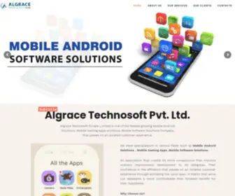 Algracetechnosoft.com(Algrace Technosoft Pvt) Screenshot