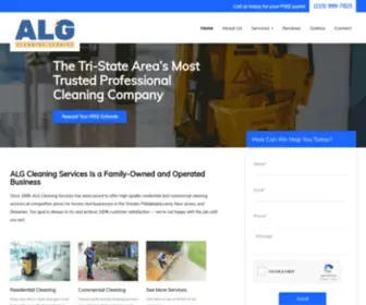 Algservices.com(Professional Cleaning Services in the Greater Philadelphia Area) Screenshot