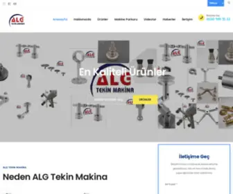 Algtekinmakina.com(Alg Tekin Makina) Screenshot