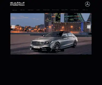 Alhaddad-Mercedesbenz.com(Buy New or Used Mercedes) Screenshot