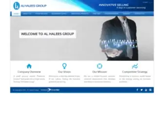 Alhaleesgroup.com(AlHalees group) Screenshot