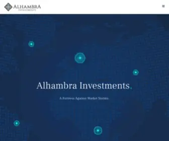 Alhambrapartners.com(A fortress against market storms) Screenshot