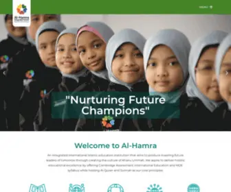 Alhamra.edu.my(Al-Hamra Integrated School) Screenshot