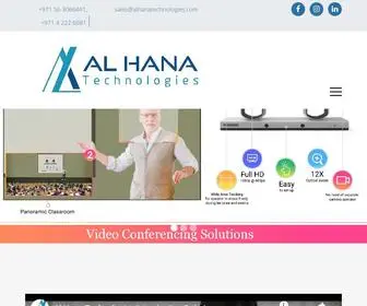 Alhanatechnologies.com(Al Hana technolgies) Screenshot