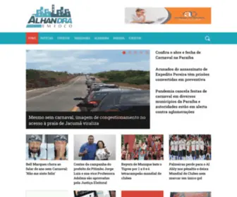 Alhandraemfoco.com.br(Alhandra em Foco) Screenshot