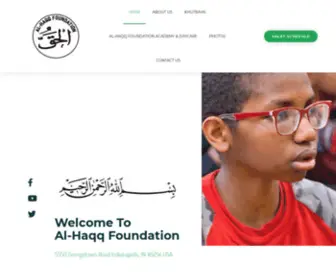 AlhaqQfoundation.net(Al-Haqq Foundation) Screenshot