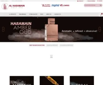 Alharamainperfumes.com(Al Haramain Perfumes) Screenshot