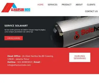 Alharsunindo.com(Alharsun Indo Head Office) Screenshot