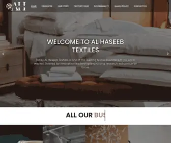 Alhaseebtextiles.com(Al Haseeb Textiles) Screenshot