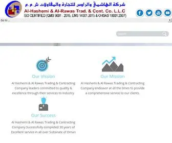 Alhashemigroups.com(Al Hashemi & Al Rawas Trading & Contracting Company) Screenshot