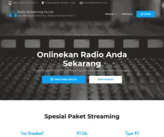 Alhastream.com(Jasa Bikin Radio Streaming) Screenshot