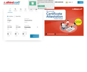 Alhind.com(Alhind) Screenshot