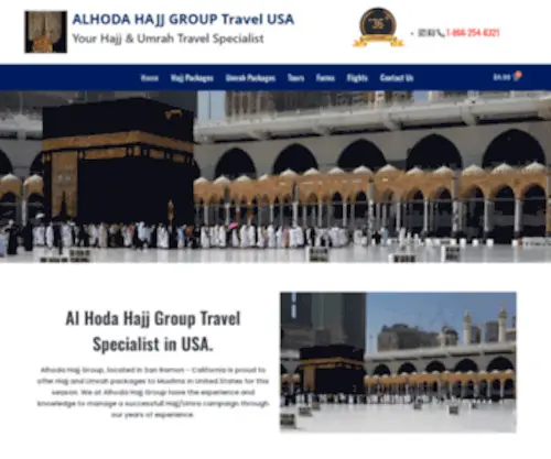 Alhodahajjgroup.com(Al Hoda Hajj Group) Screenshot