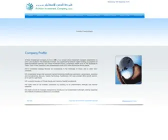 Alhosnoman.com(Al Hosn Investment Company Website) Screenshot