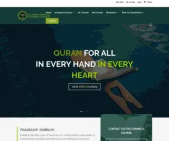 Alhudaecampus.com(AlHuda eCampus & Distance Learning) Screenshot