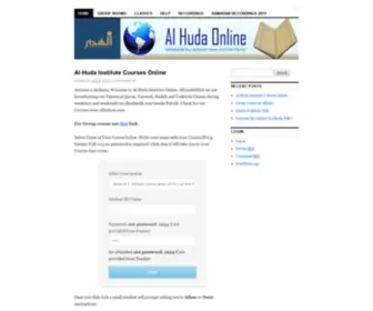Alhudatalk.com(Alhuda Talk) Screenshot