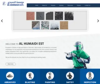 Alhumaidiest.com(AL HUMAIDI EST) Screenshot