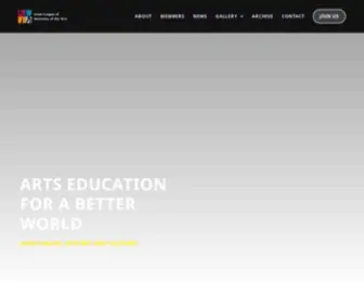 Alia-Artschools.com(Asian League of Institutes of the Arts) Screenshot