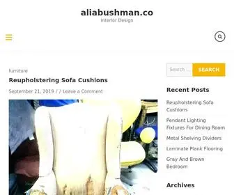 Aliabushman.co(Interior Design) Screenshot