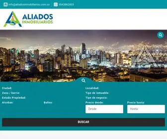 Aliadosinmobiliarios.com.co(ALIADOS INMOBILIARIOS) Screenshot