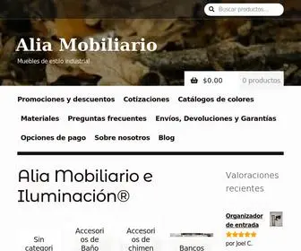 Aliamobiliario.com(Alia Mobiliario) Screenshot