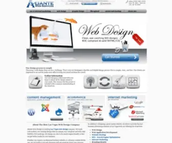 Aliantewebdesign.com(Las Vegas Web Design Company) Screenshot