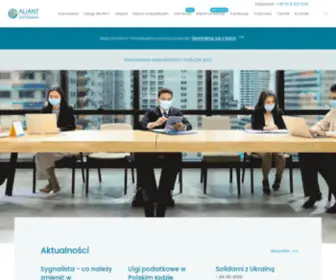 Aliantlaw.pl(Adwokat Małgorzata Krzyżowska) Screenshot