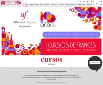 Alianzafrancesa.org.gt(Alianza Francesa) Screenshot