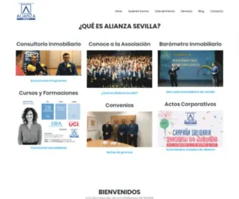 Alianzasevilla.com(Home Alianza Sevilla) Screenshot