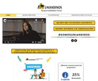 Alianzasocialuniandina.org(Responsabilidad Social) Screenshot