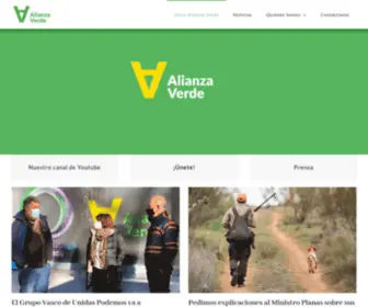 Alianzaverde.es(Inicio Alianza Verde) Screenshot