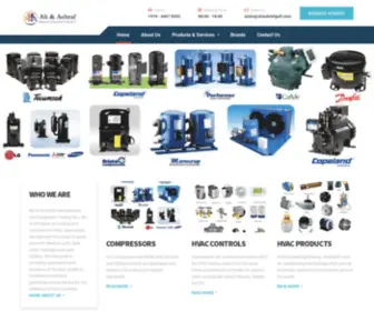 Aliashrafgulf.com(Refrigeration & Equipment Trading W.L.L) Screenshot