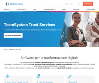 Aliaslab.net(Scopri Trust Services di TeamSystem) Screenshot