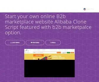 Alibabaclonescriptpro.com(Alibaba Clone Script) Screenshot