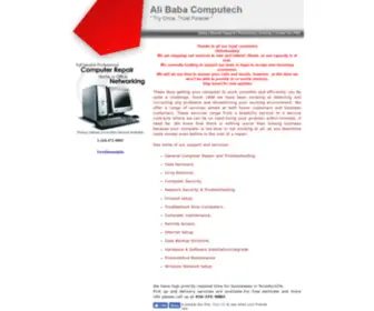 Alibabacomputech.com(Ali Baba Computech) Screenshot