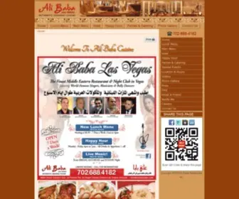 Alibabalasvegas.com(Lebanese, Middle Eastern, Mediterranean & Arabic Food) Screenshot