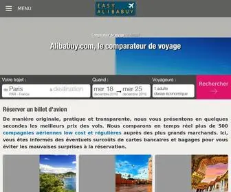 Alibabuy.com(Partir pas cher avec le comparateur de voyages) Screenshot