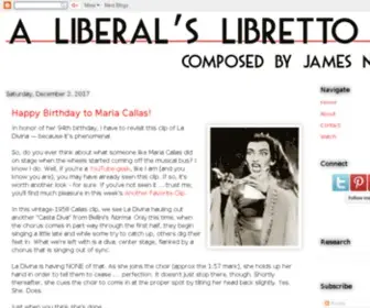 Aliberalslibretto.com(A Liberal's Libretto) Screenshot