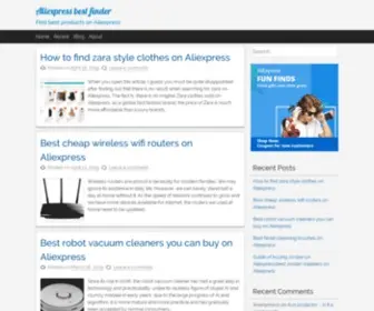 Alibestfinder.com(Find best products on Aliexpress) Screenshot