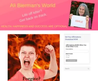 Alibierman.com(Ali Bierman'World) Screenshot